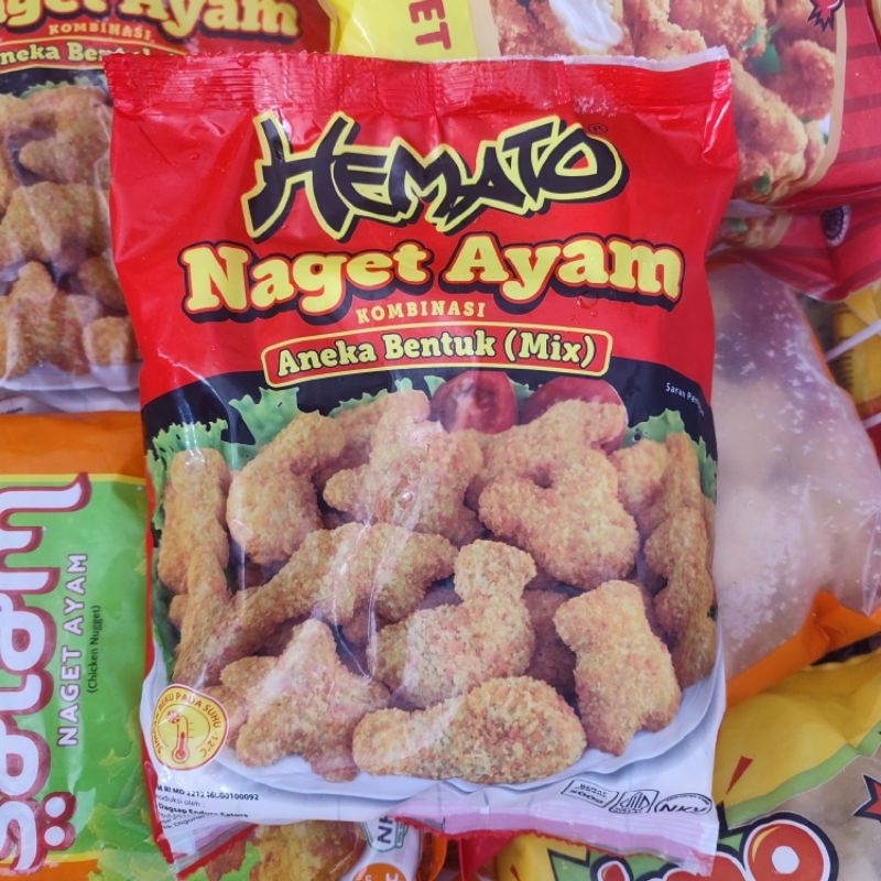 

Naget ayam hemato 500gr/hemato naget ayam bentuk karakter cocok untuk anak anak