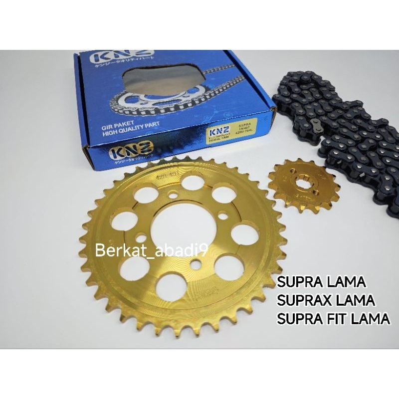 [ KNZ GOLD ] Girset Gear Gir Set Paket Supra lama / Supra x lama / Supra fit lama