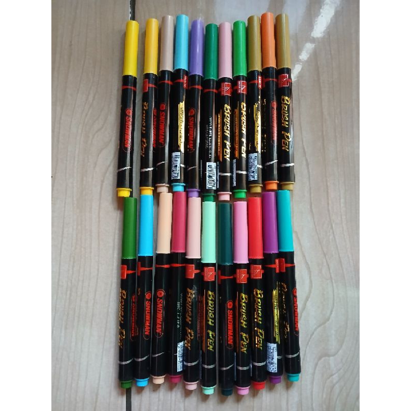 

Snowman Brush Pen Spidol Preloved