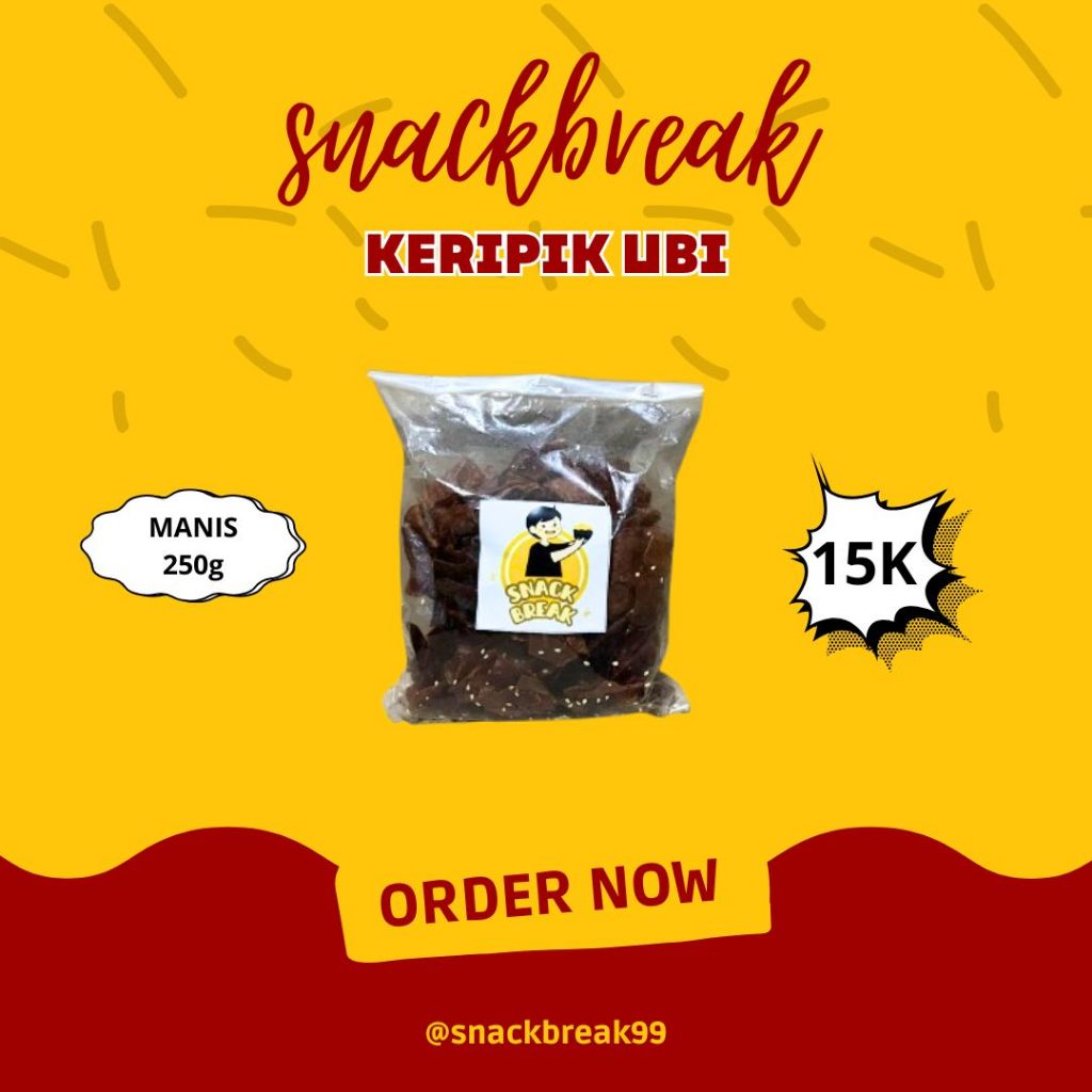 

Keripik Ubi 250 gram - Makanan Ringan