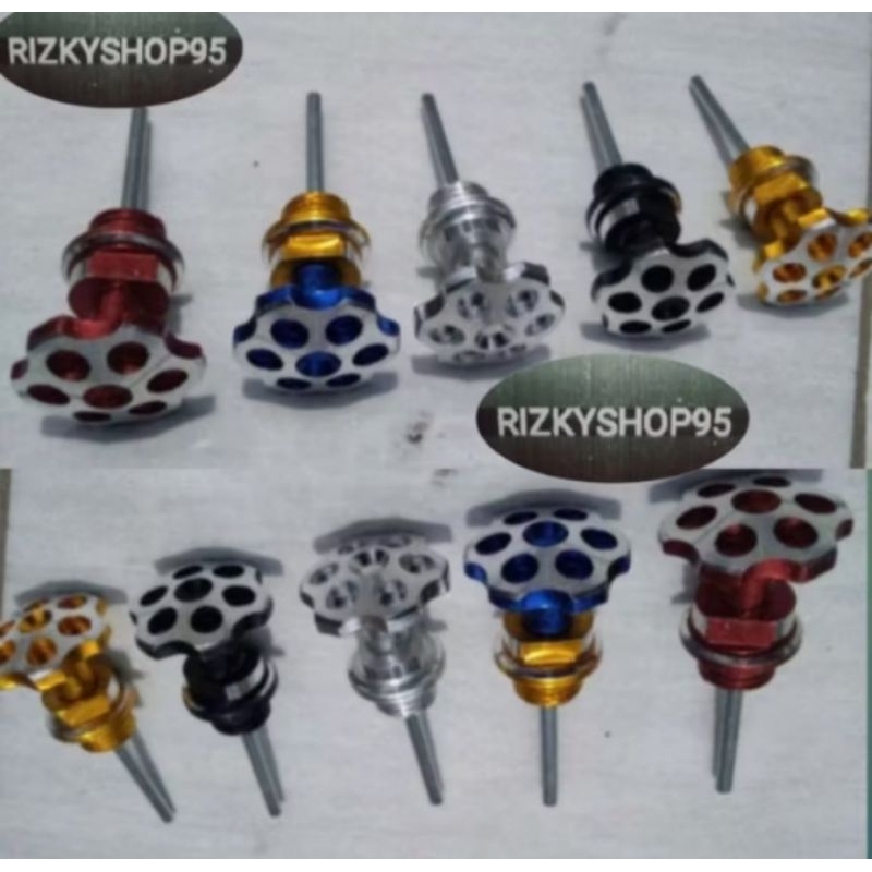 Tutup oli variasi cnc model jarum tutup oli mesin universal beat scoopy mio vixion