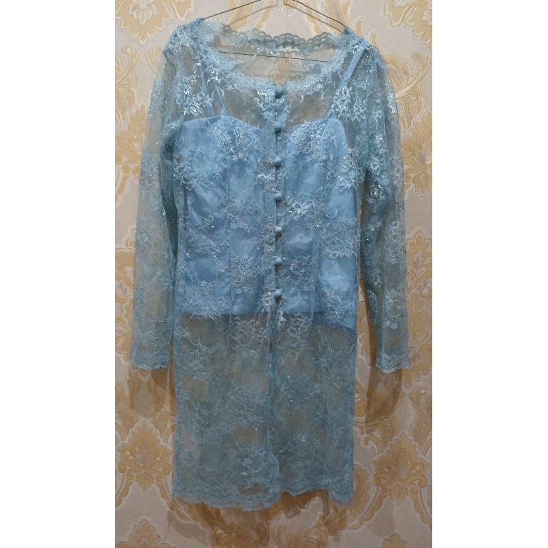 kebaya preloved jahit puring bisa lepas pasang