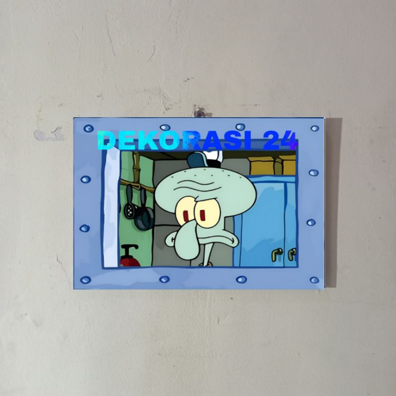 Hiasan Dinding Poster Jendela Spongebob 02