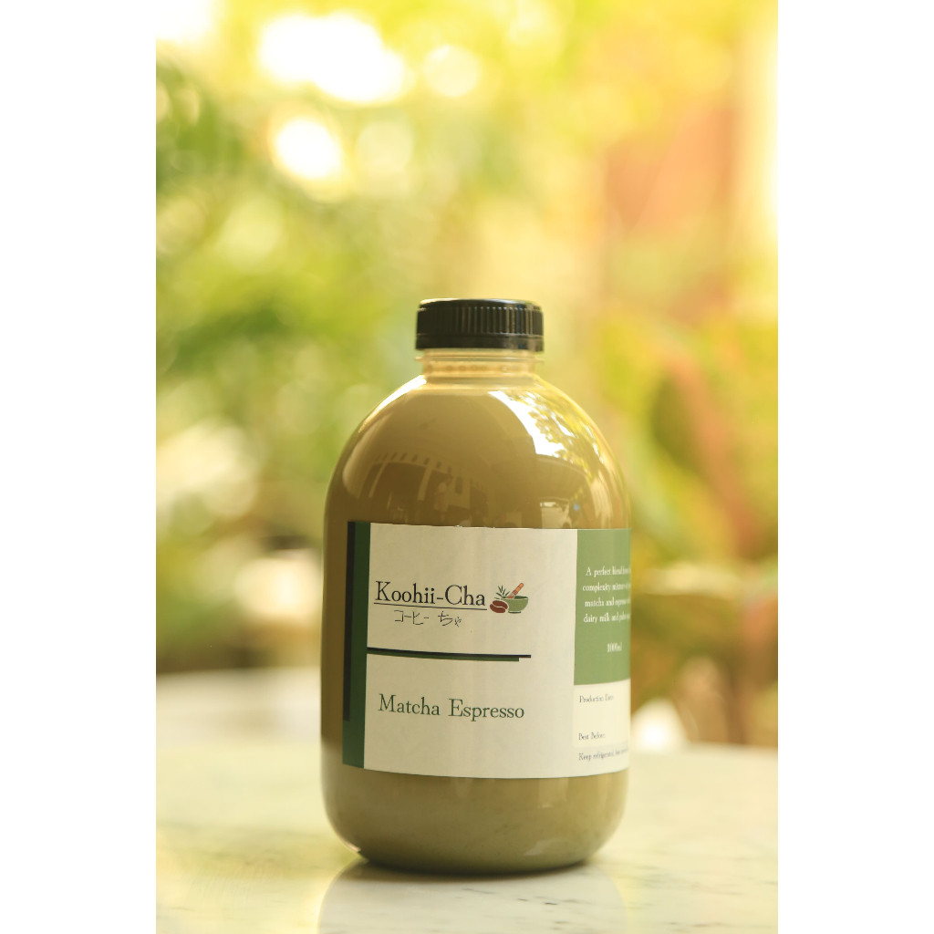

Koohii-Cha Matcha Espresso / Dirty Matcha / Matcha Coffee 1L
