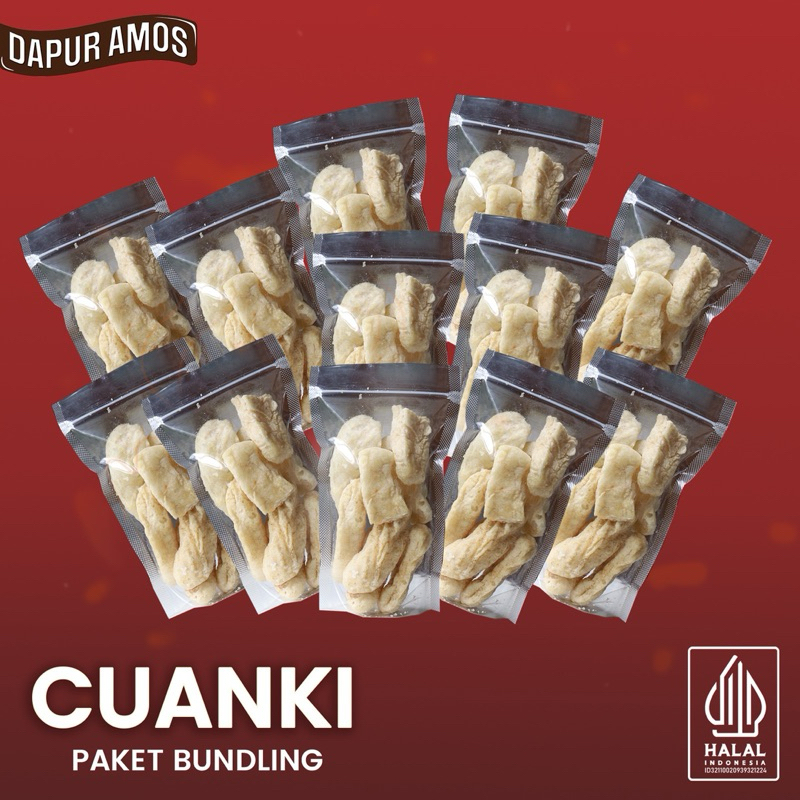 

CUANKI, SIOMAY, BATAGOR ORIGINAL 12 BUNGKUS - DapurAmos