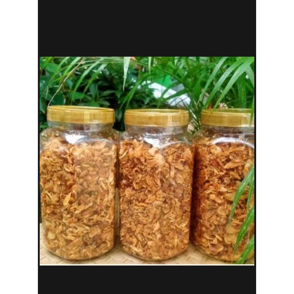 

bawang goreng brebes netto 150gr/bawang merah goreng kemasan toples