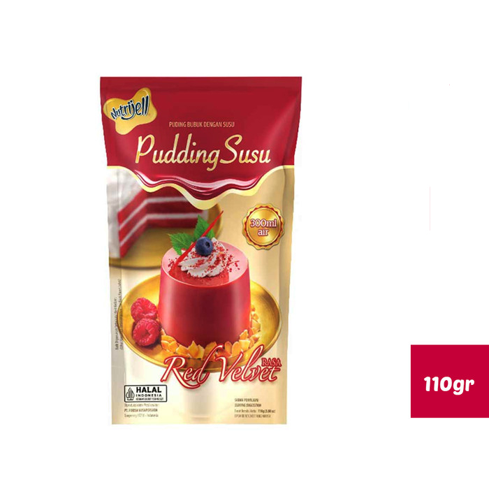 

Nutrijell pudding Red Velvet puding susu red valvet