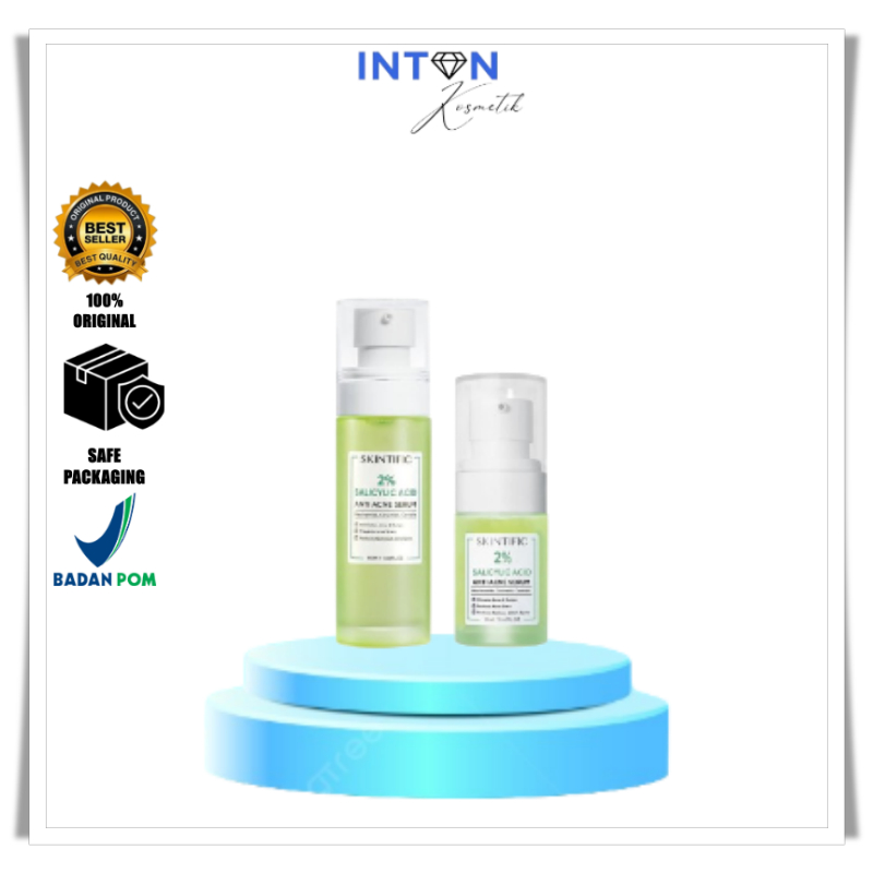 SKINTIFIC - Anti Acne Serum Acne Spot Treatment Facial Gel with 2% Salicylic Acid Skincare Face Seru