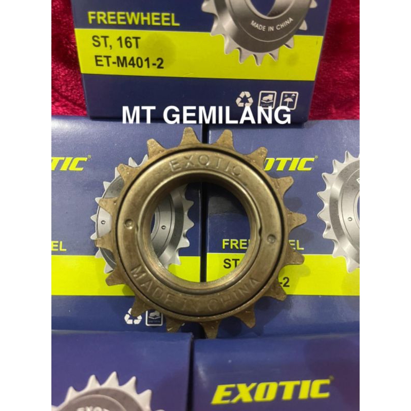 Gir Freewheel 16T EXOTIC Nyaring Jangkrik bmx
