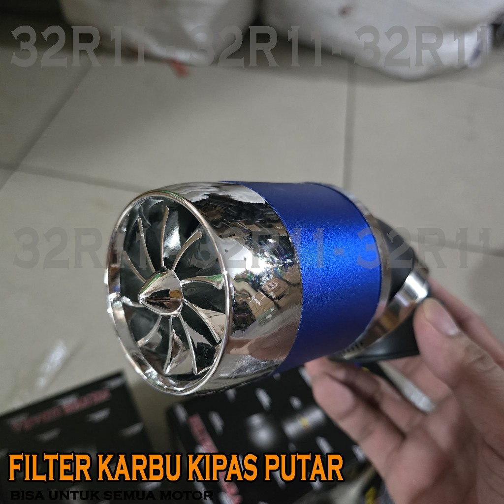 Filter Karbu Kipas Saringan Filter Udara Variasi Turbin Jamur model Harley for Mio Vario Vixion Fu S