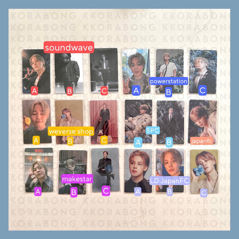 [READY] JIMIN MUSE POB PHOTOCARD OFFICIAL WEVERSE ALBUM LUCKY DRAW SOUNDWAVE POWERSTATION MAKESTAR J