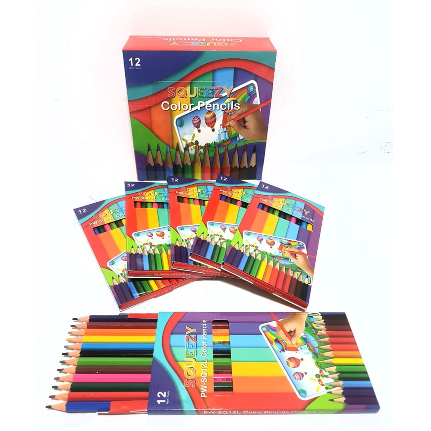 

Harga Grosir (per kotak isi 12 Packs) Pensil Warna Color Pencil Panjang (12 warna)