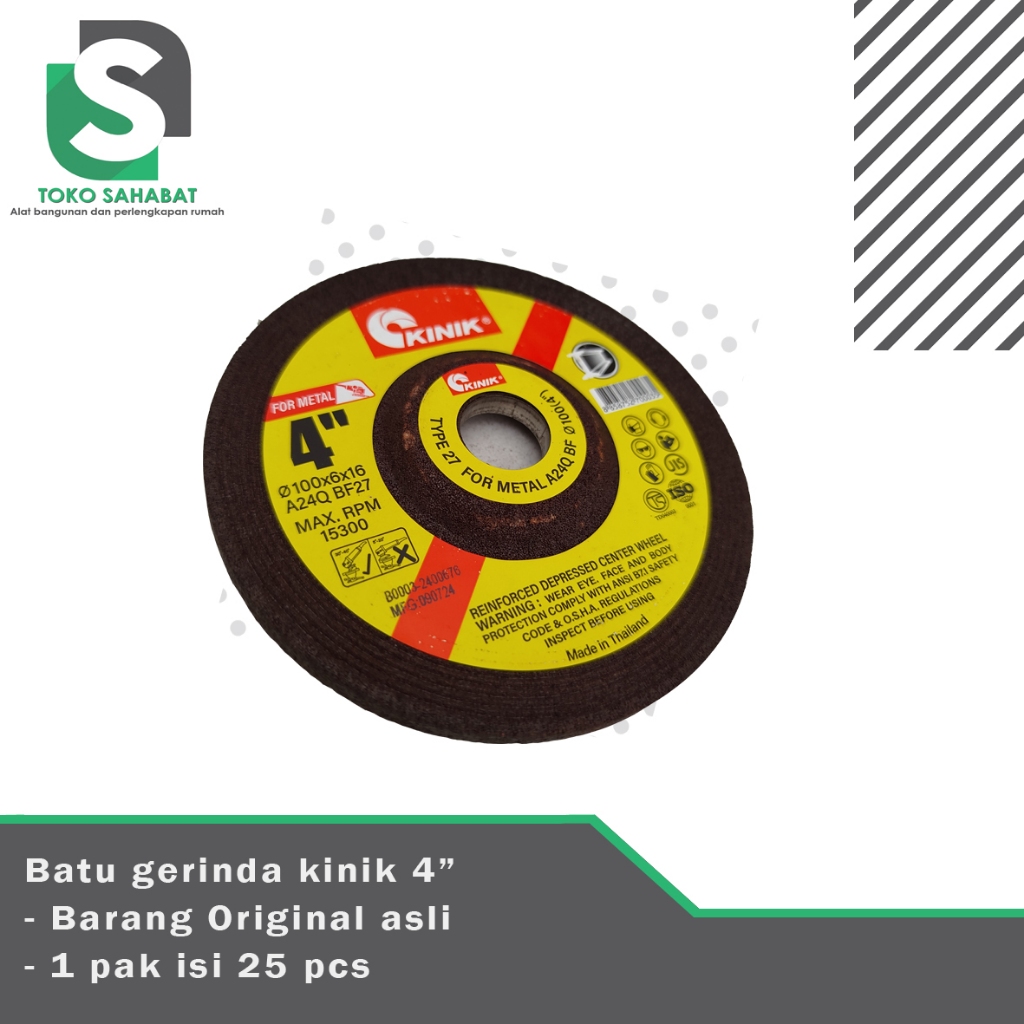 Batu Gerinda asah KINIK / Resibon selep Kinik / Mata gerinda asah besi KINIK