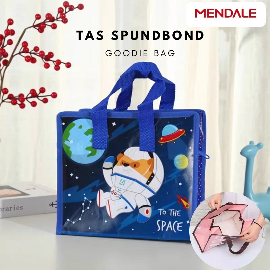 

Mendale Tas Souvenir /Tas Belanja /Tas Tempat Makan /Tas Ulang Tahun Anti Air Reseleting - W003