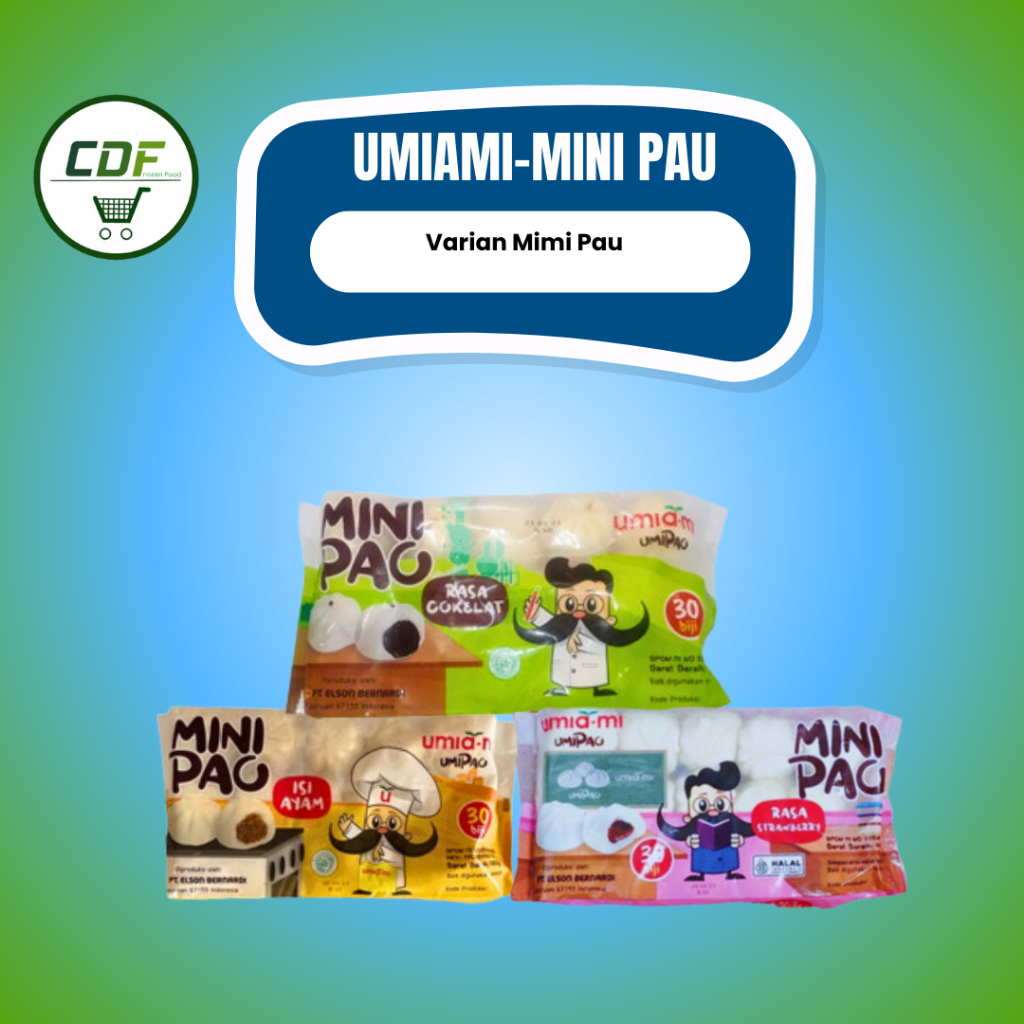 

UMIAMI Mini Pau : Minipau Ayam 30s/Minipau Coklat 30s/Minipau Strawbery 30s