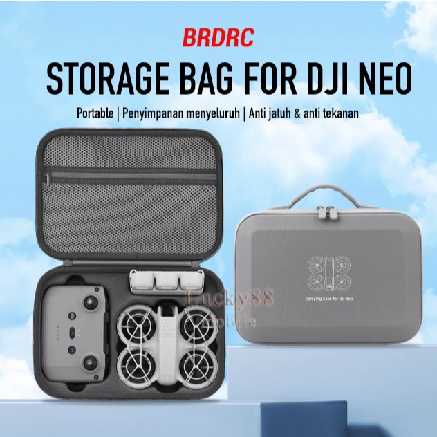 BRDRC For DJI Neo Fly More Combo Storage Bag Tas Penyimpanan Dan Aksessories Drone Tas Jinjing Selem