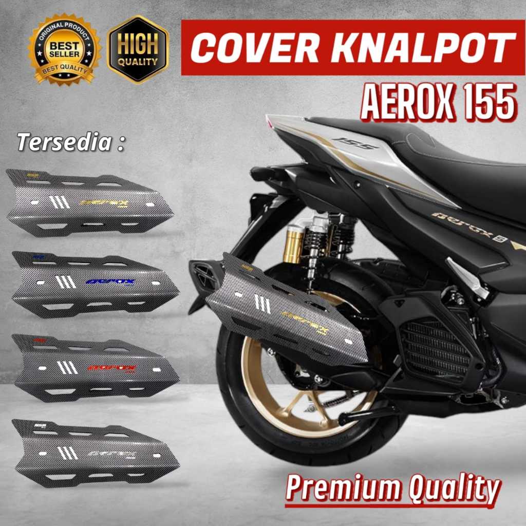 Tameng Knalpot Cover Knalpot Cover Knalpot NSB Aerox Old Aerox New Carbon Tutup Knalpot Variasi Aero