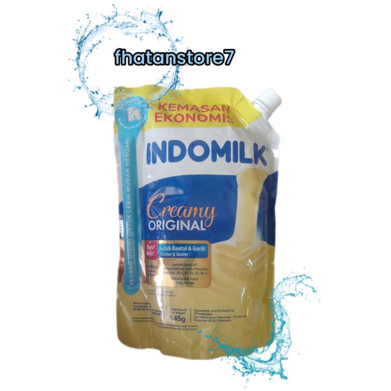 

Indomilk Susu Kental Manis Kemasan Pouch 545 gr | Susu Indomilk Creamy Original