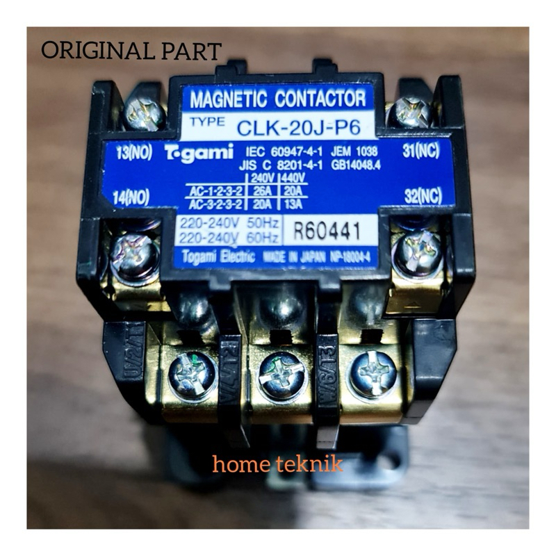 Contaktor CLK20J P6 contaktor ac daikin