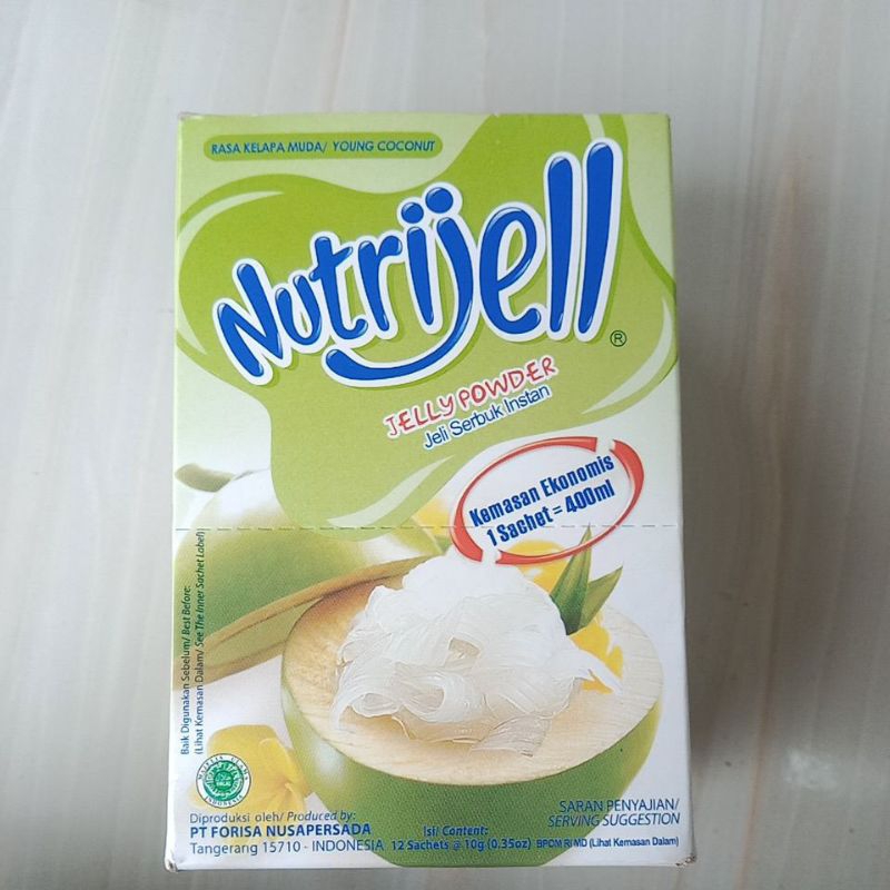 

Nutrijell Jelly Powder 1 box isi 12 pich