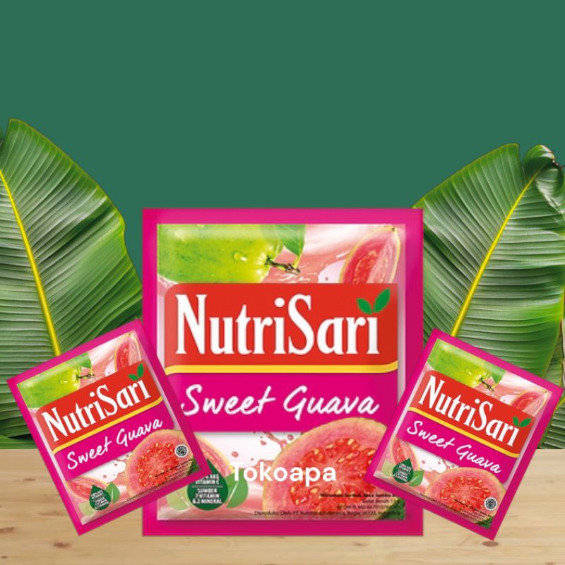 

Nutrisari Sweet Guava (Jambu) 1 Renceng (10sachet)