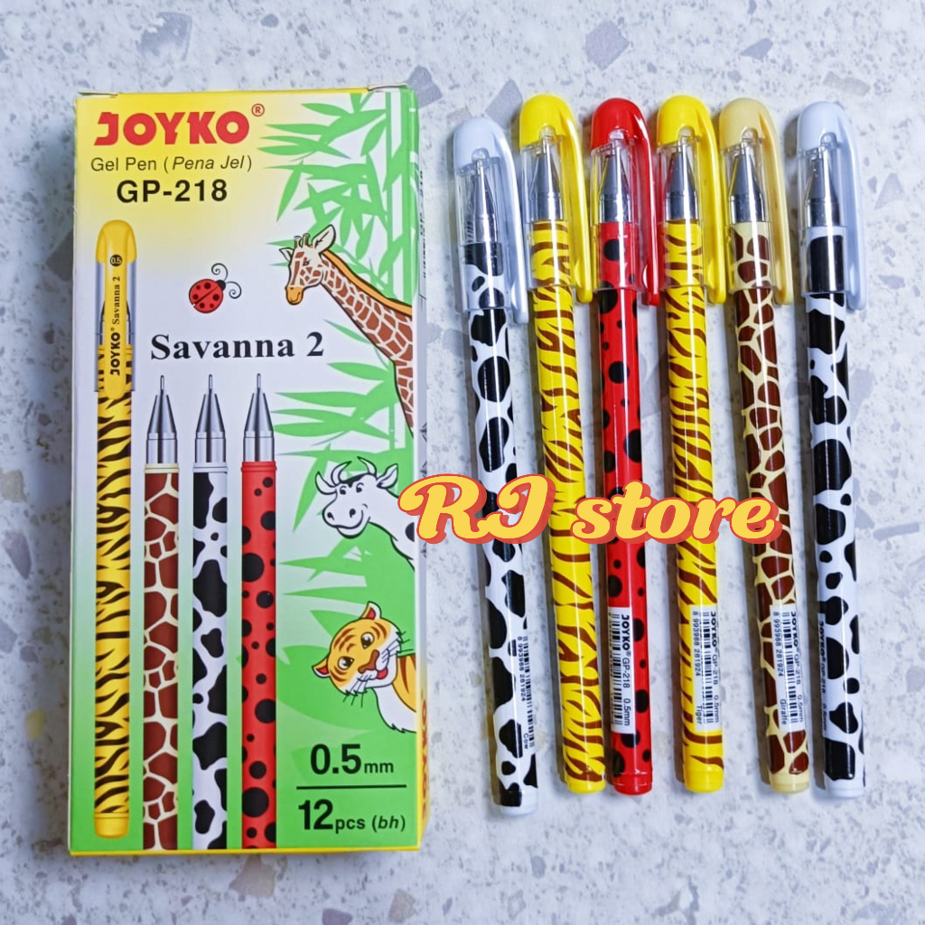 

6 PCS PULPEN GEL JOYKO GP-218 ISI PER 6 PCS