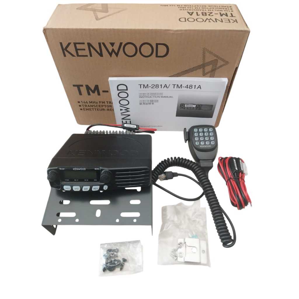 RADIO MOBIL RIG KENWOOD TM281A RADIO KOMUNIKASI HT MOBIL 144MHZ