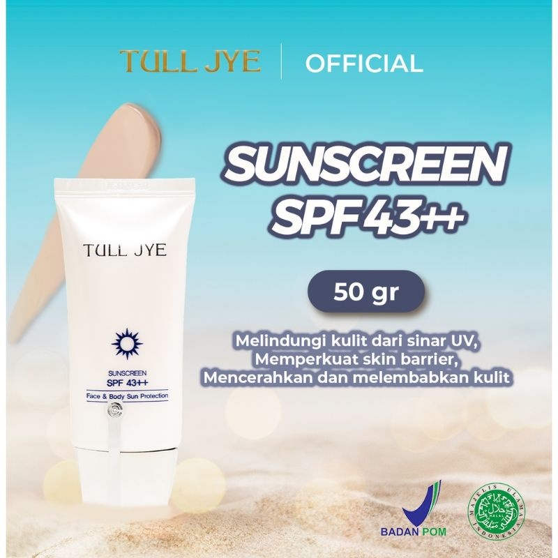 Tull Jye Sunscreen SPF 43++ (Face and Body) 50gr