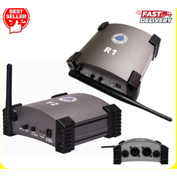 TOPP PRO / TOP PRO / TOPPRO AUDIO RECEIVER R1 & TOPP PRO AUDIO TRANSMITTER T2