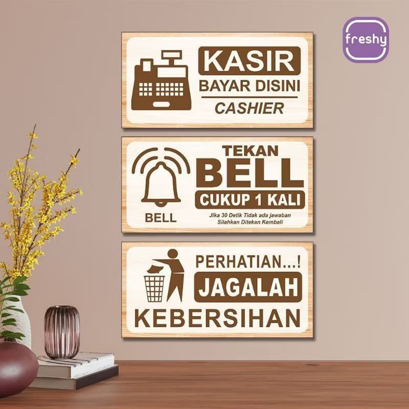 Hiasan Dinding Papan Kata Kata Wall Decor Kamar - Kata