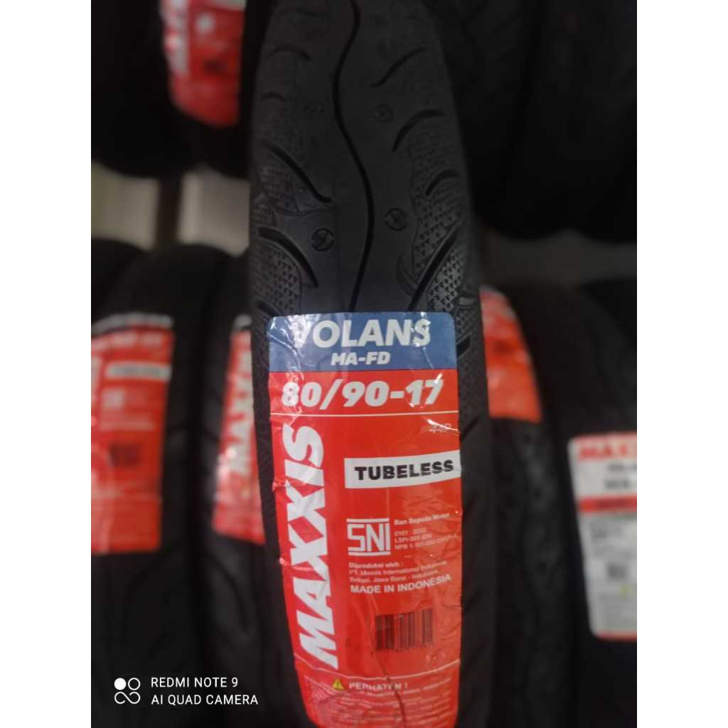 Ban Tubeless MAXXIS VOLANS 80/90-17