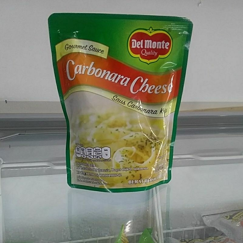 

Del Monte Quality Carbonara Cheese Saus 180 gram