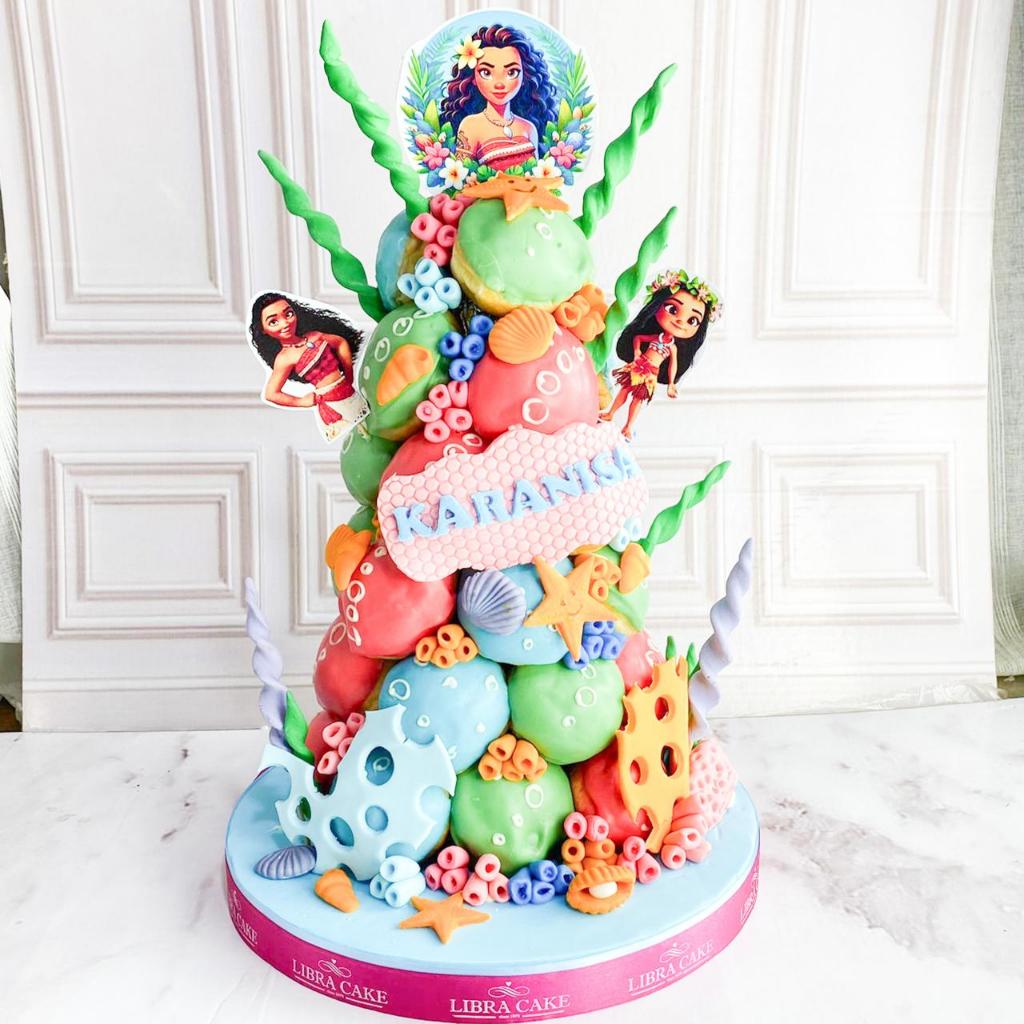 

Donat/Donat Ulang Tahun/Donat Tower Tema Moana/Kue Birthday Jakarta