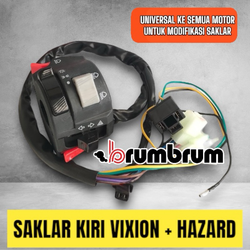 SAKLAR KIRI VIXION + HAZARD