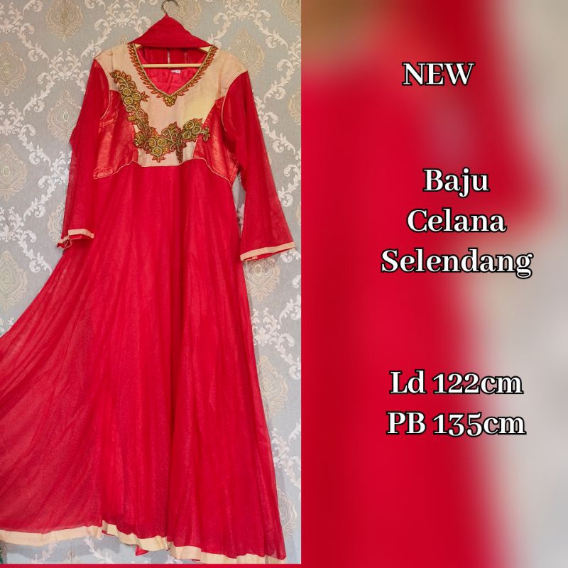 Anarkali india murah meriah / Baju india size jumbo