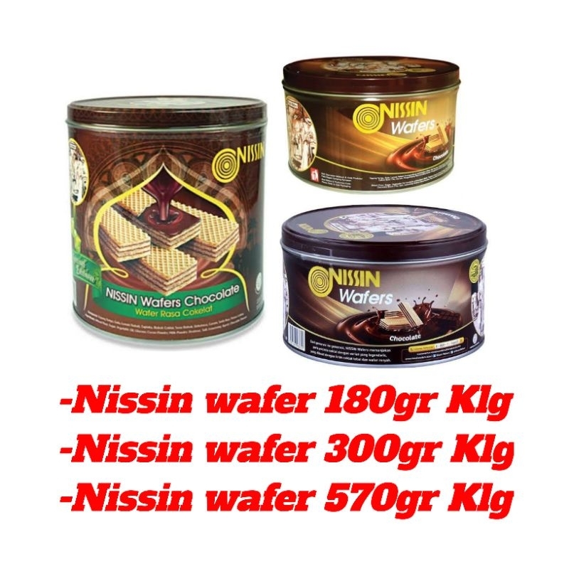 

Nissin wafer kaleng kue lebaran 570gr,300gr & 180gr