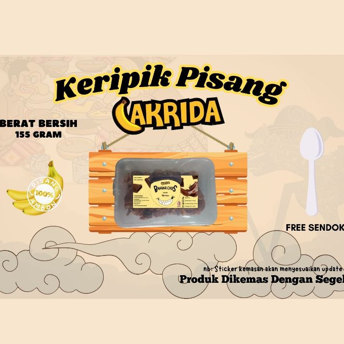 

Keripik Pisang LAKRIDA - Coklat