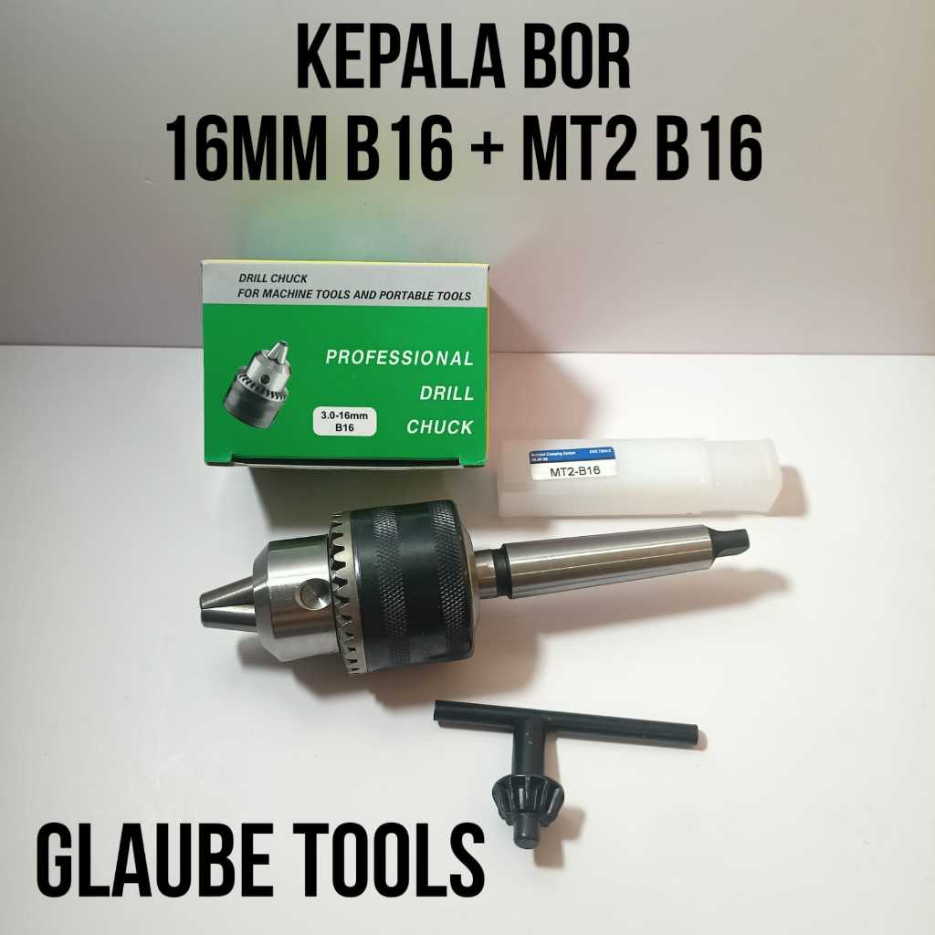 ( 1set )Kepala Bor 16mm B16 + MT2 B16 As Bor cones Kones
