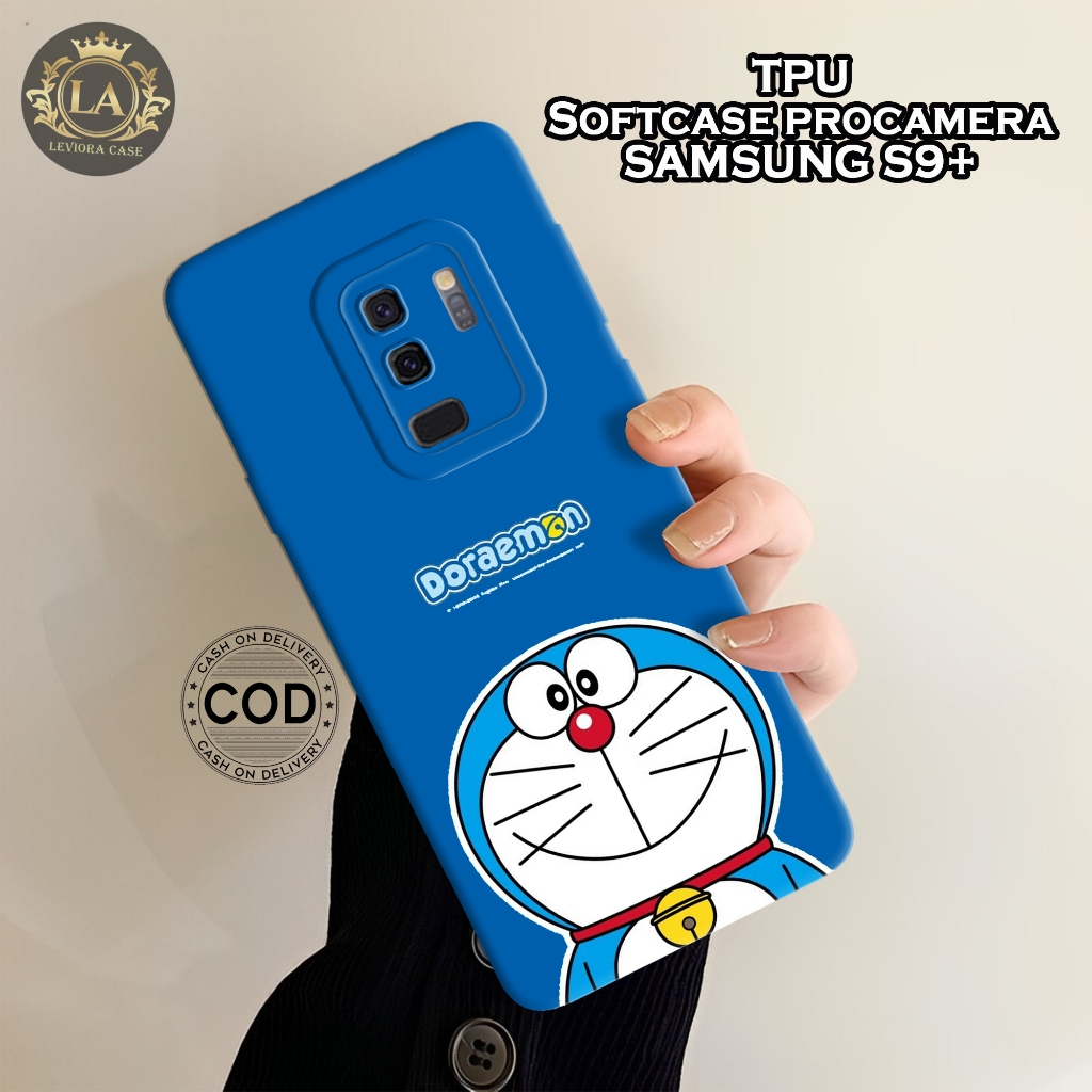 Case Samsung Galaxy S9+ Terbaru  - Leviora Case - Fashion Case Doraemon - Softcase Samsung Galaxy S9