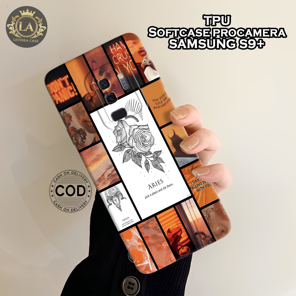 Case Samsung Galaxy S9+ Terbaru  - Leviora Case - Fashion Case Zodiak - Softcase Samsung Galaxy S9+ 