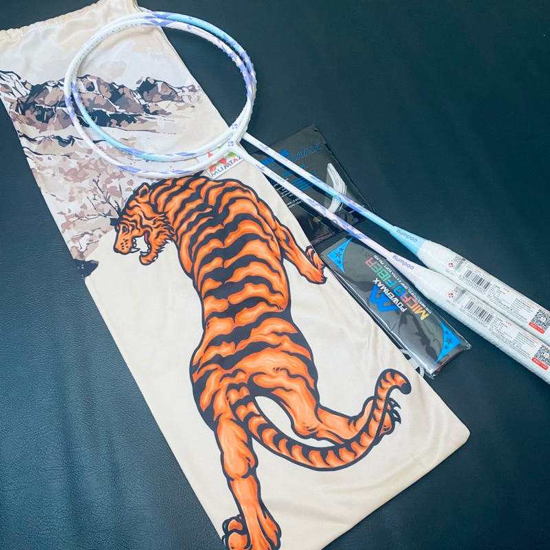 KUMPOO FLOWER PARTNER BADMINTON RACKET (C/W Felet Nano Turbo 7 & Overgrip)