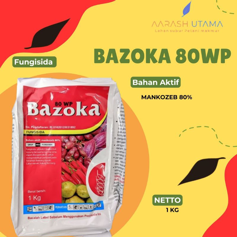 FUNGISIDA BAZOKA 80WP 1 KG / Mankozeb 80%