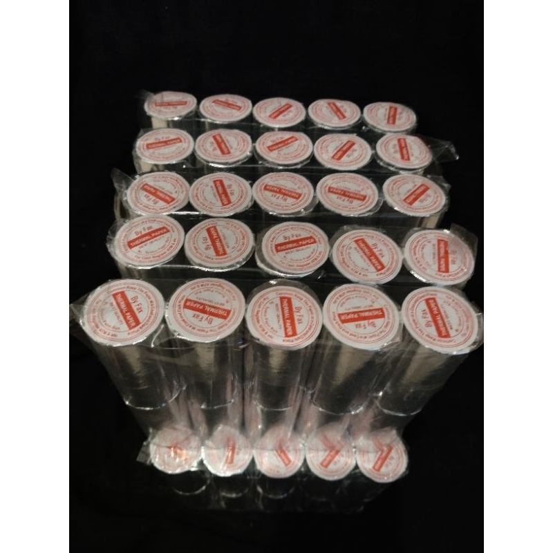 

Kertas Thermal Murah 58x30 full/cocok untuk semua printer thermal 58mm