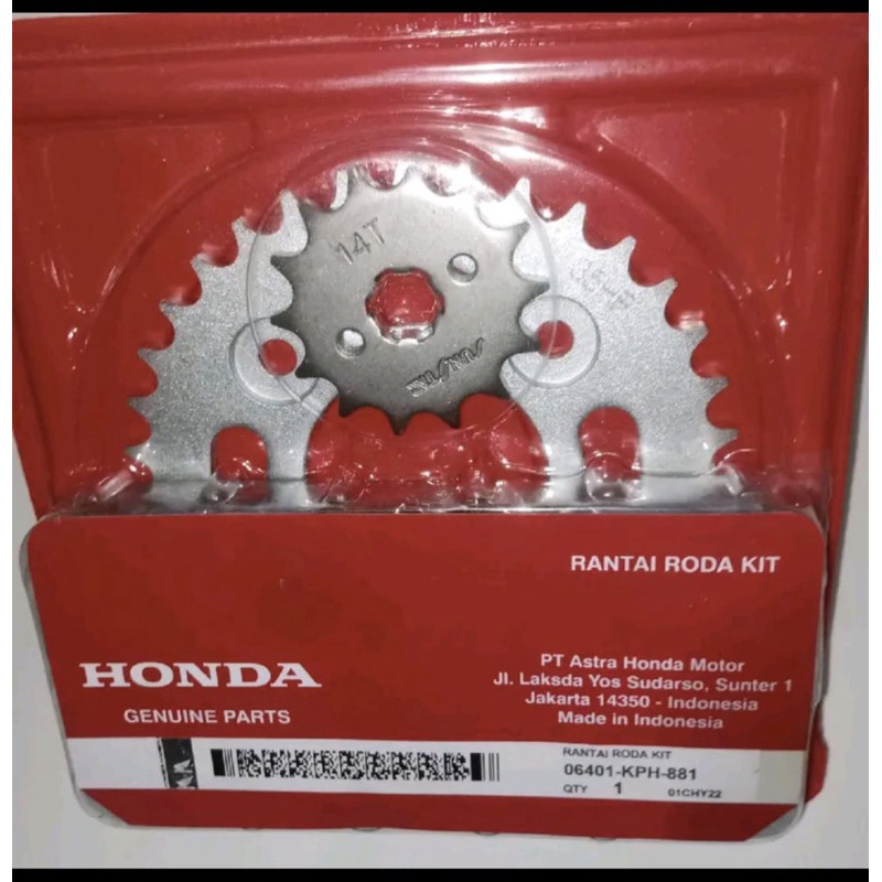 Gear set / gir set karisma supra x 125 karbu KPH