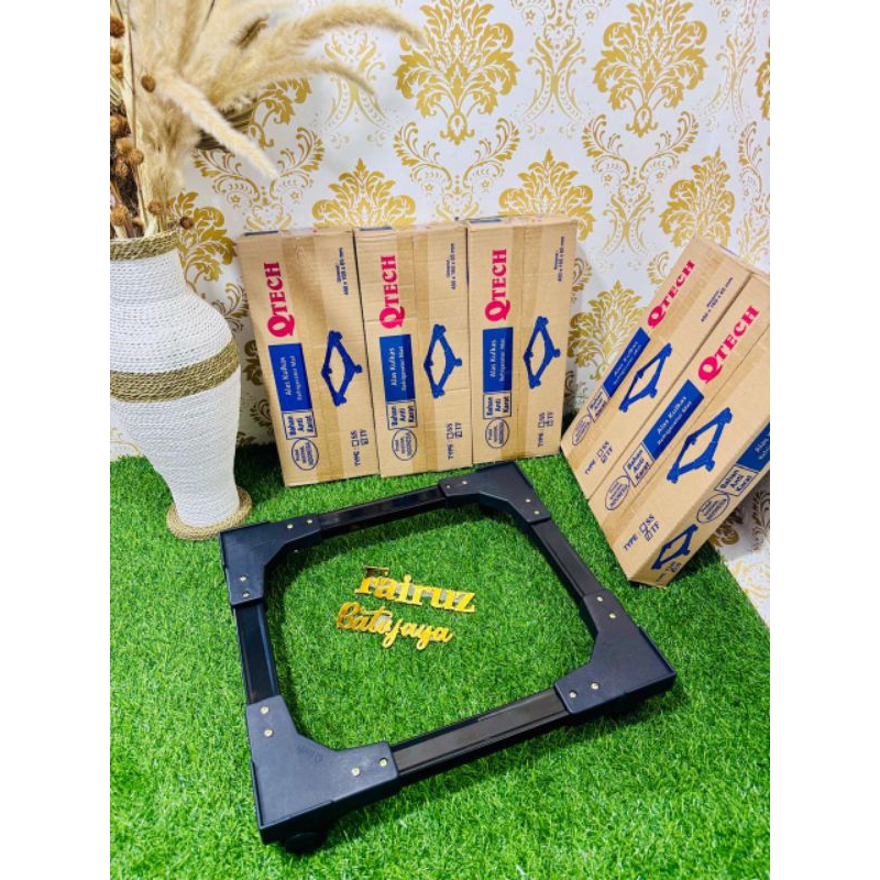 Roda kaki kulkas besi / QTECH besi kulkas / tatakan kaki kulkas