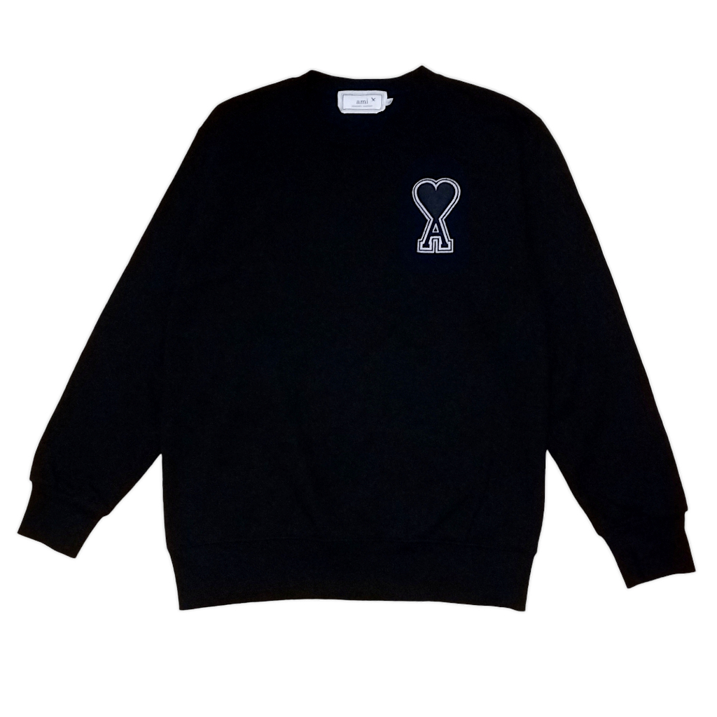 CREWNECK AMI PARIS  - ALEXANDRE MATTIUSSI AMI PARIS SWEATSHIRT