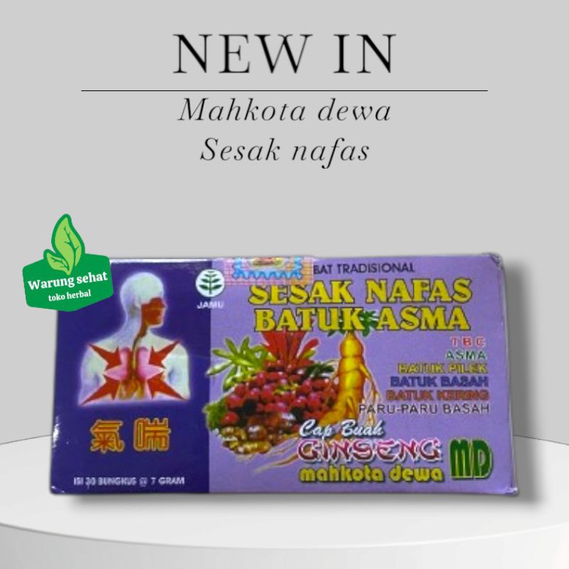 Mahkota Dewa Sesak Nafas (Ungu)