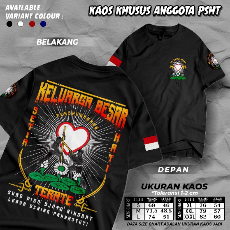 Kaos Psht Keluarga Besar Lawasan Kaos Psht Distro Motif Lawasan Real Pick Bisa COD Gratis Ongkir