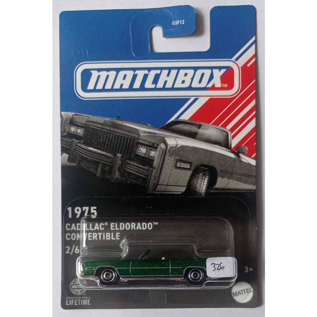 Matchbox - 1975 Cadilllac Eldorado Convertible Green
