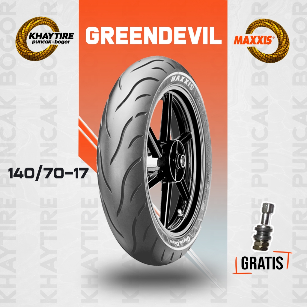 Ban Tubles Motor Sport MAXXIS GREENDEVIL 140/70 Ring 17